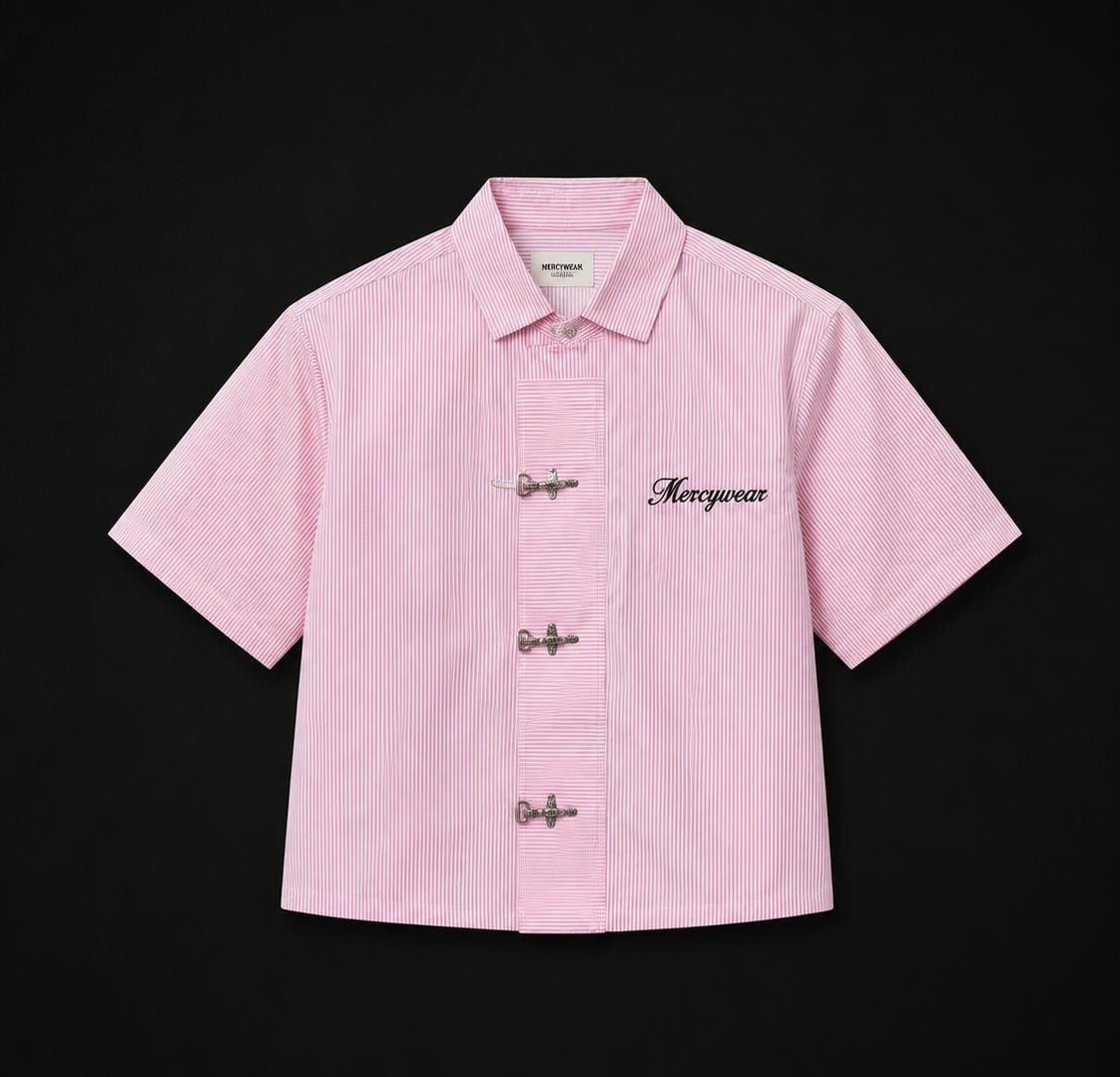 BUCKLE CROP SHIRT