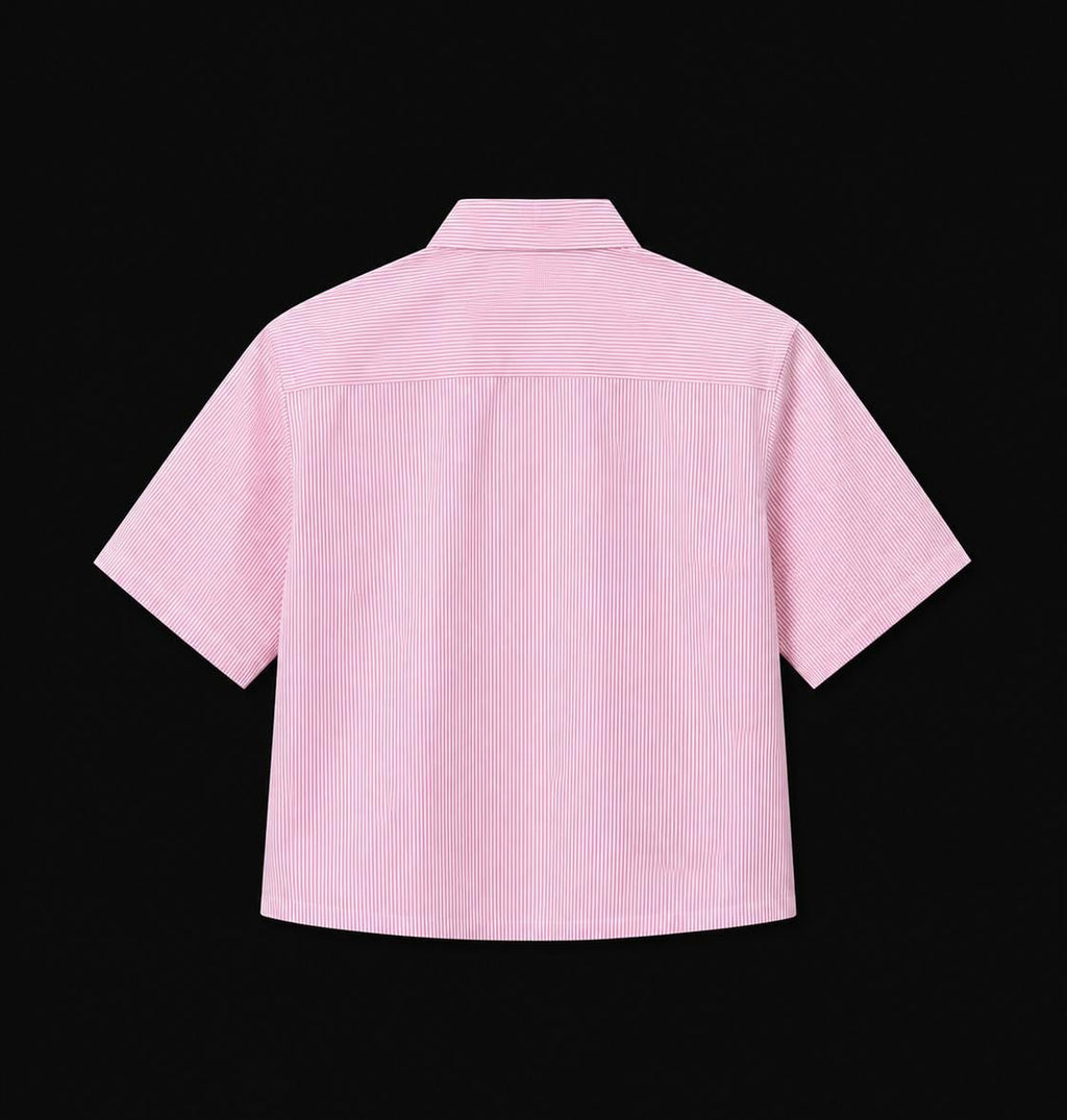 BUCKLE CROP SHIRT