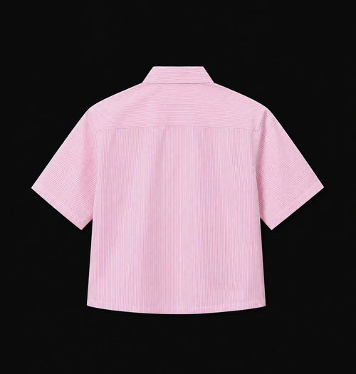 BUCKLE CROP SHIRT